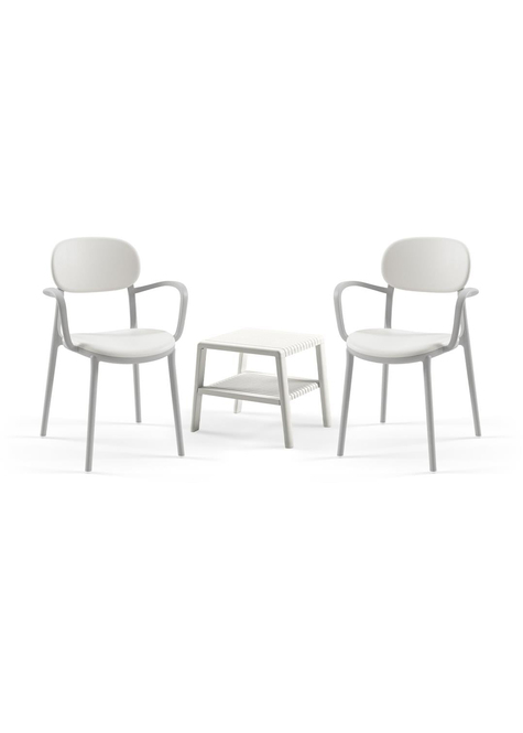 TİLİA MİNİ COFFE SET JOKER SEHPA 43X43 - DUO KOLTUK