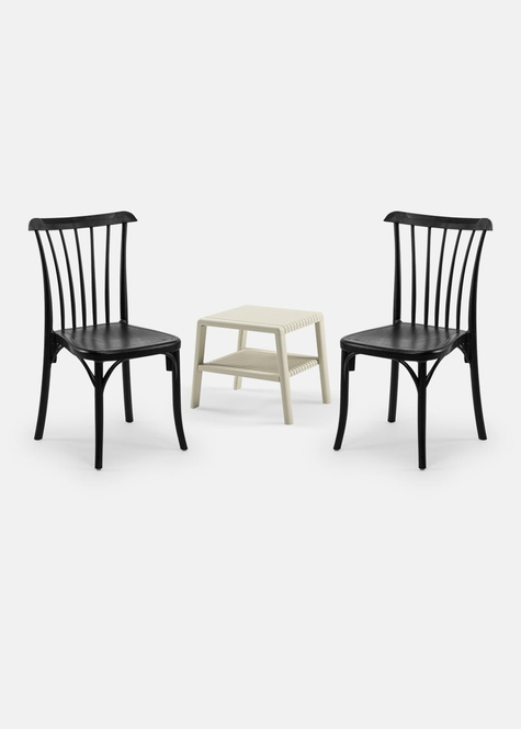 TİLİA MİNİ COFFE SET JOKER SEHPA 43X43 - GOZO SANDALYE