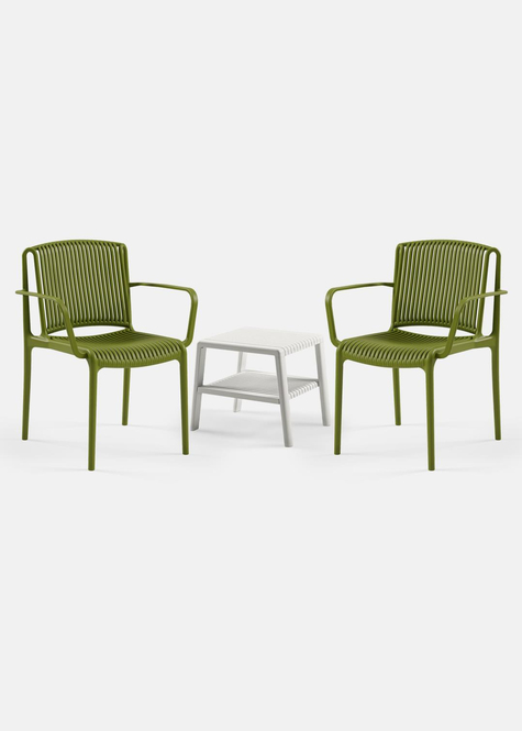 TİLİA MİNİ COFFE SET JOKER SEHPA 43X43 - NES KOLTUK