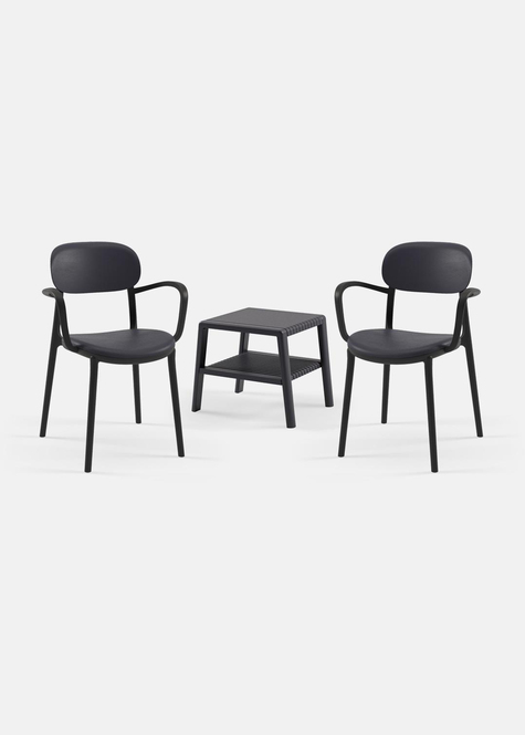 TİLİA MİNİ COFFE SET JOKER SEHPA 43X43 - DUO KOLTUK