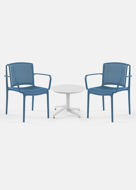 TİLİA MİNİ COFFE SET MOON SEHPA Ø60 CM YUVARLAK - NES KOLTUK