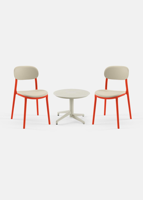 TİLİA MİNİ COFFE SET MOON SEHPA Ø60 CM YUVARLAK - ALİ SANDALYE