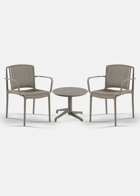 TİLİA MİNİ COFFE SET MOON SEHPA Ø60 CM YUVARLAK - NES KOLTUK