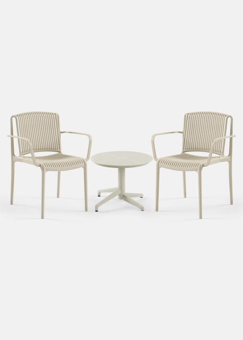 TİLİA MİNİ COFFE SET MOON SEHPA Ø60 CM YUVARLAK - NES KOLTUK