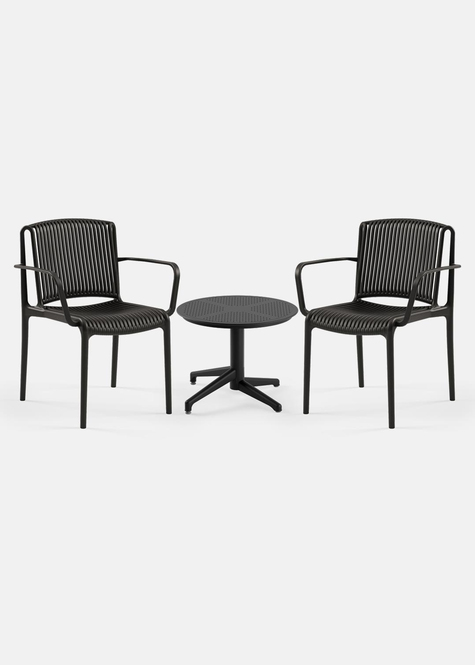 TİLİA MİNİ COFFE SET MOON SEHPA Ø60 CM YUVARLAK - NES KOLTUK