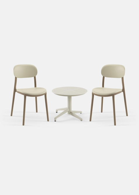 TİLİA MİNİ COFFE SET MOON SEHPA Ø60 CM YUVARLAK - ALİ SANDALYE
