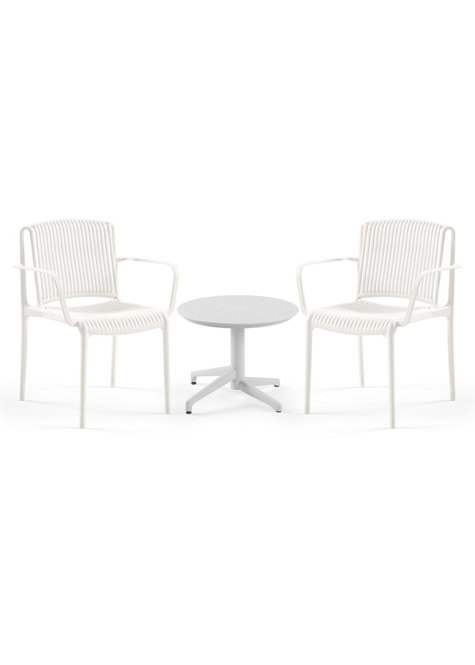 TİLİA MİNİ COFFE SET MOON SEHPA Ø60 CM YUVARLAK - NES KOLTUK