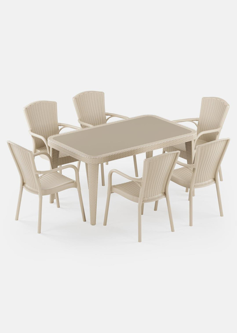 TİLİA OSAKA MASA TAKIMI 90X150 CM DİKDÖRTGEN - ROYAL KOLTUK