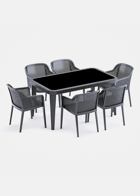 TİLİA 90X150CM OSAKA DİKDÖRTGEN MASA - OCTA KOLTUK MASA TAKIMI