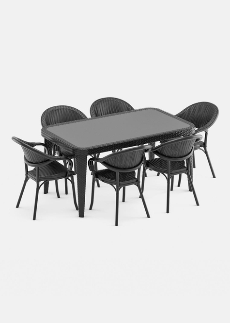 TİLİA OSAKA MASA TAKIMI 90X150 CM DİKDÖRTGEN - FLASH-R KOLTUK