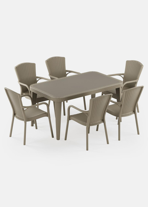 TİLİA OSAKA MASA TAKIMI 90X150 CM DİKDÖRTGEN - ROYAL KOLTUK