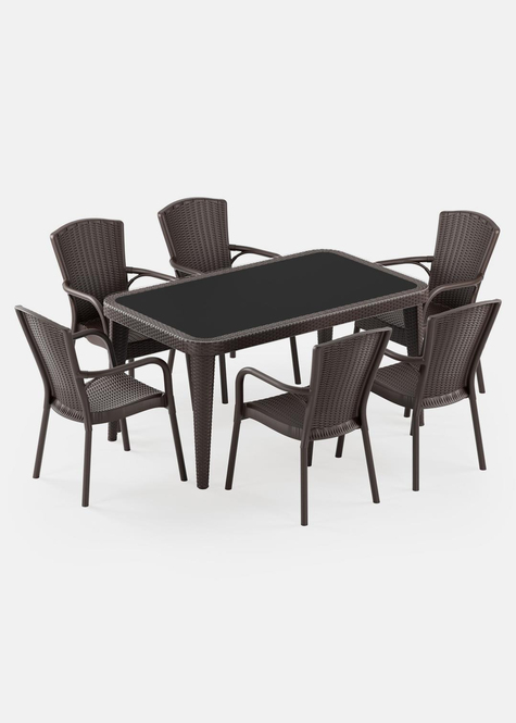 TİLİA OSAKA MASA TAKIMI 90X150 CM DİKDÖRTGEN - ROYAL KOLTUK