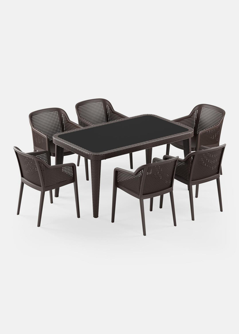 TİLİA 90X150CM OSAKA DİKDÖRTGEN MASA - OCTA KOLTUK MASA TAKIMI