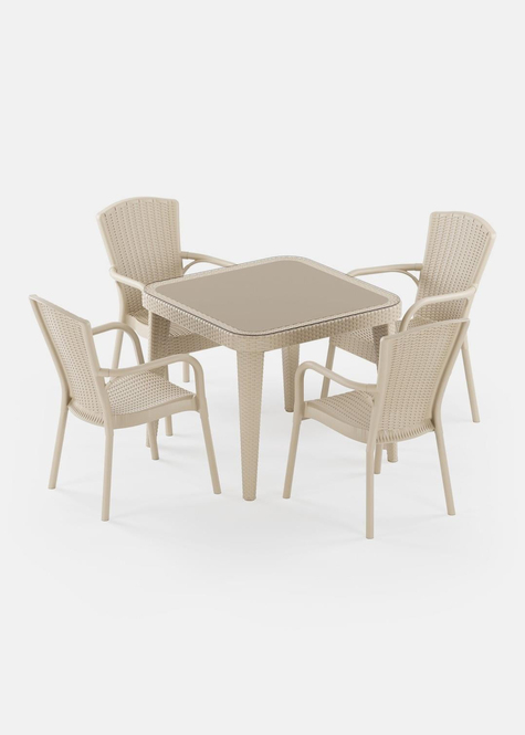TİLİA OSAKA MASA TAKIMI 90X90 CM KARE - ROYAL KOLTUK