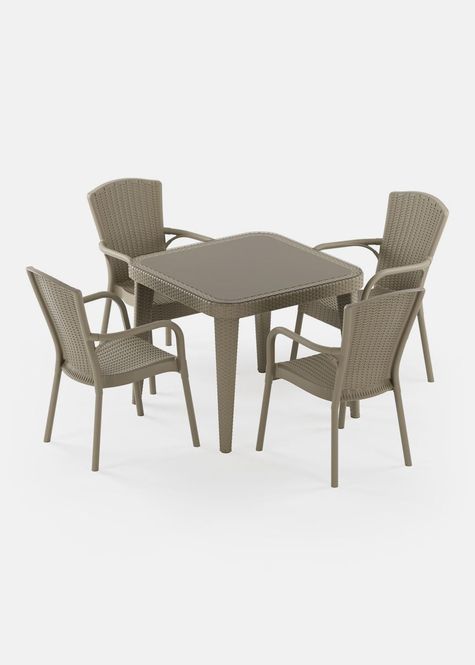 TİLİA OSAKA MASA TAKIMI 90X90 CM KARE - ROYAL KOLTUK