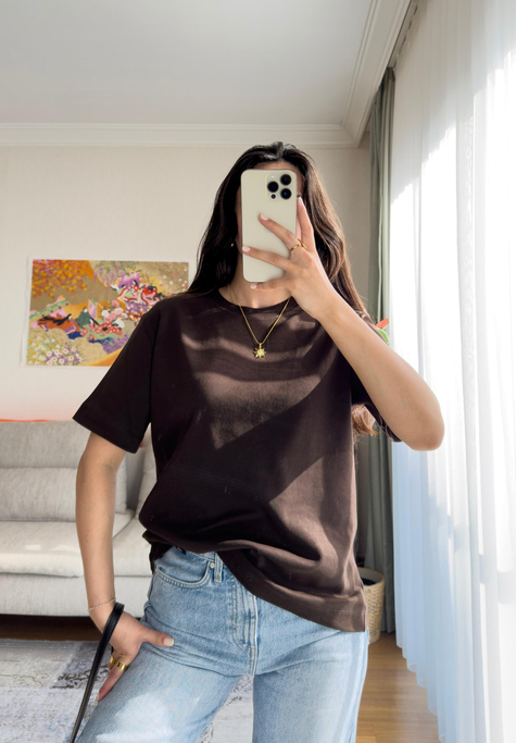 CS Basic T-Shirt Acı Kahve