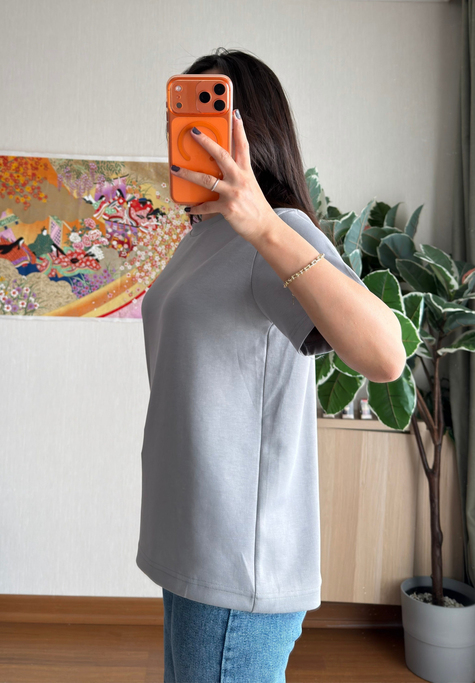 Oys Basic T-Shirt Gri