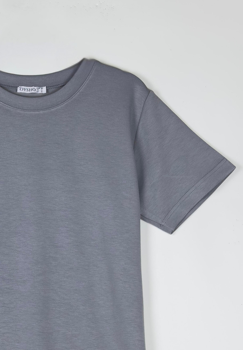 Oys Basic T-Shirt Gri