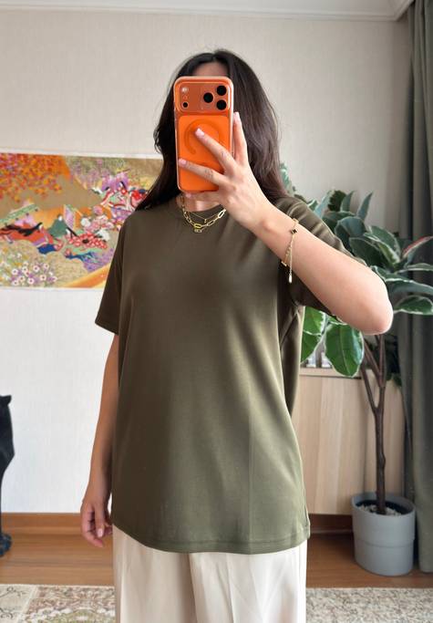 Oys Basic T-Shirt Haki