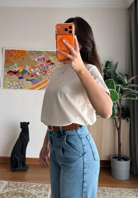Oys Basic T-Shirt Bej