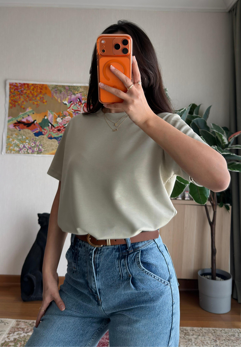 Oys Basic T-Shirt Ç.Yeşil