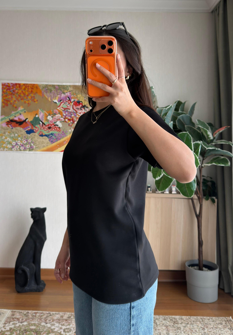 Oys Basic T-Shirt Siyah