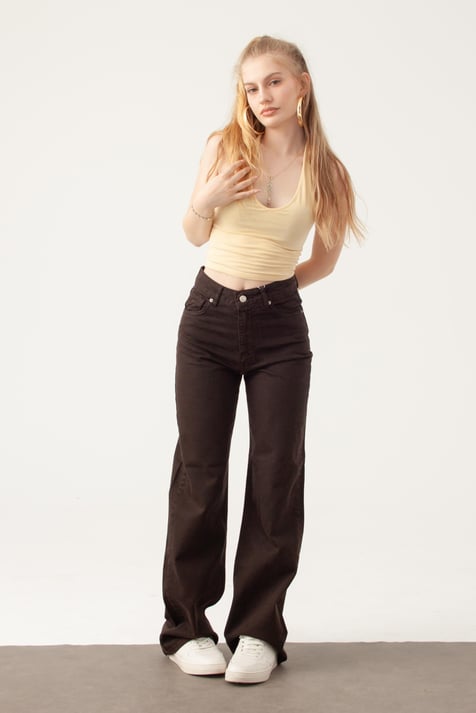 Acı Kahve Straight Jean