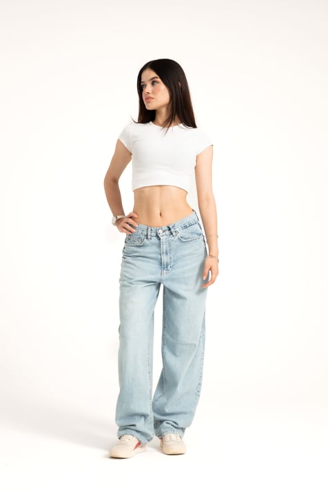 Buz Mavi Skater Jean