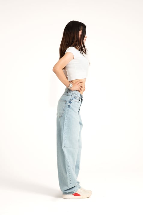 Buz Mavi Skater Jean