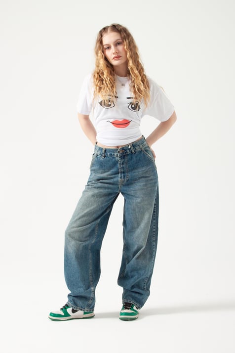 Buz Mavi Tint Skater Jean