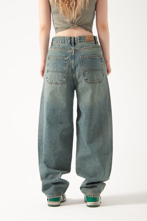 Soluk Mavi Tint Skater Jean