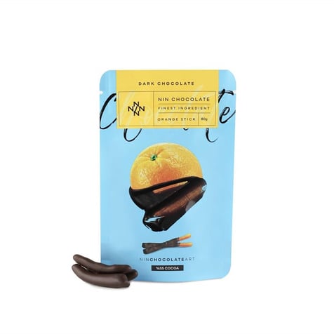Bitter Çikolata Kaplı Portakal Stick 80g