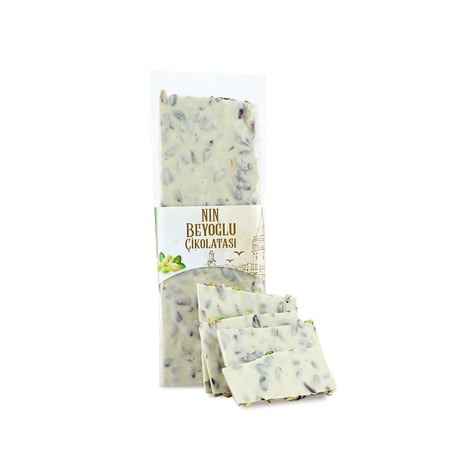 Fildişi Fıstıklı Beyoğlu Çikolatası 250g