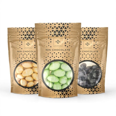 Karışık Badem Draje 450g Bitter-Turuncu-Yeşil