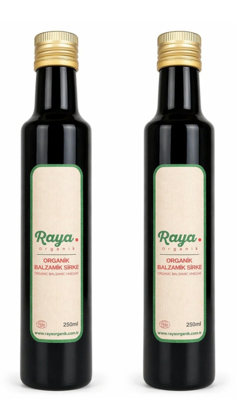 Organik Balzamik Sirke 2'li Set (2 x 250 ml – Toplam 500 ml)