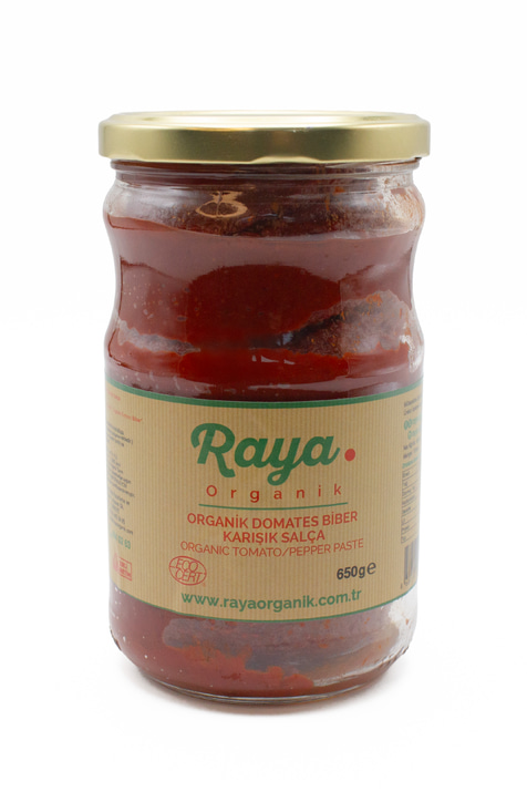 Organik Domates Biber Karışık Salça - 650g