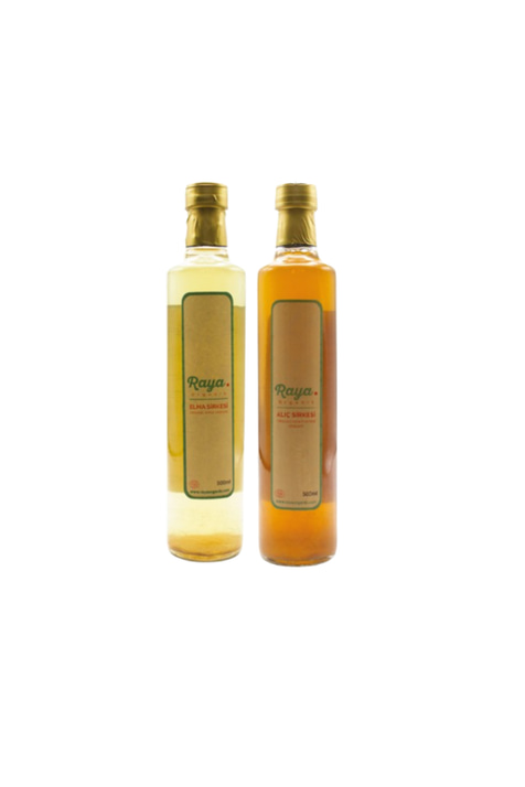 Organik Elma Sirkesi ve Alıç Sirkesi – 500 ml x 2 (Set)