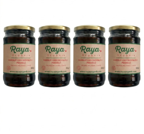 Organik Keçiboynuzu Pekmezi 4'lü Set (4 x 380 gr Toplam 1520 gr)