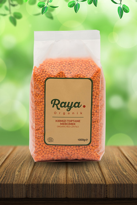 Organik Kırmızı Toptane Mercimek 500 g
