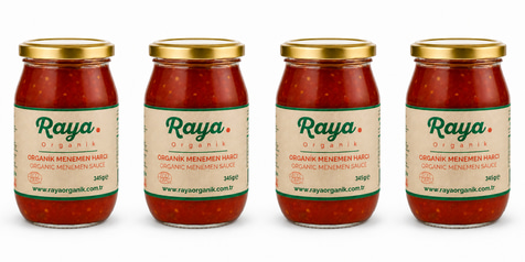 Organik Menemen Harcı 345 gr x 4'lü Paket – Kahvaltılık Menemen Sosu