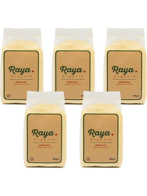 Organik Mısır Unu 5'li Set (5 x 300 gr – Toplam 1.5 kg)