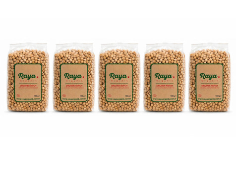 Organik Nohut 1000 g x 5'li Set Toplam 5 kg Bakliyat Paketi
