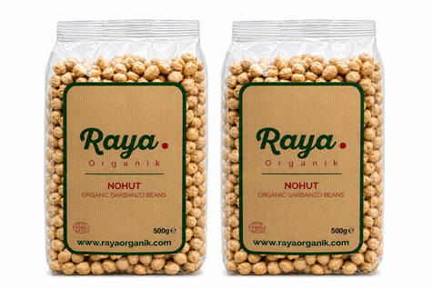 Organik Nohut 2'li Set – 2 x 500 g (Toplam 1 kg)