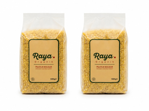 Organik Pilavlık Bulgur 2'li Set (2 x 1 kg – Toplam 2 kg)