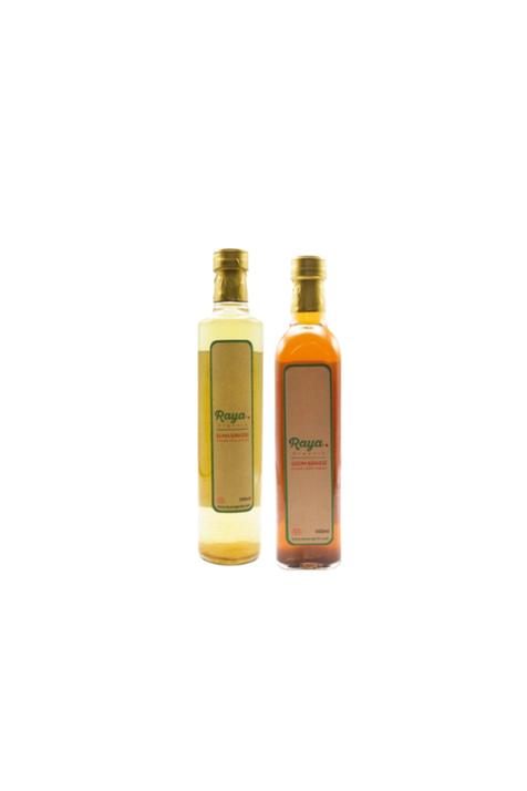 Organik Üzüm Sirkesi ve Elma Sirkesi – 500 ml x 2 (Set)