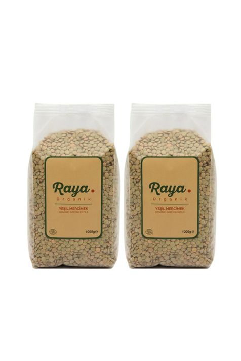 Organik Yeşil Mercimek – 1 kg (2 Adet Paket)
