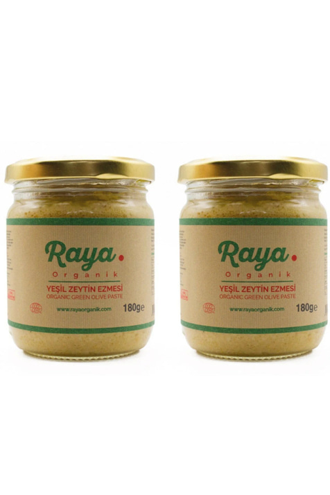 Organik Yeşil Zeytin Ezmesi 2'li Paket (2 x 180 gr)