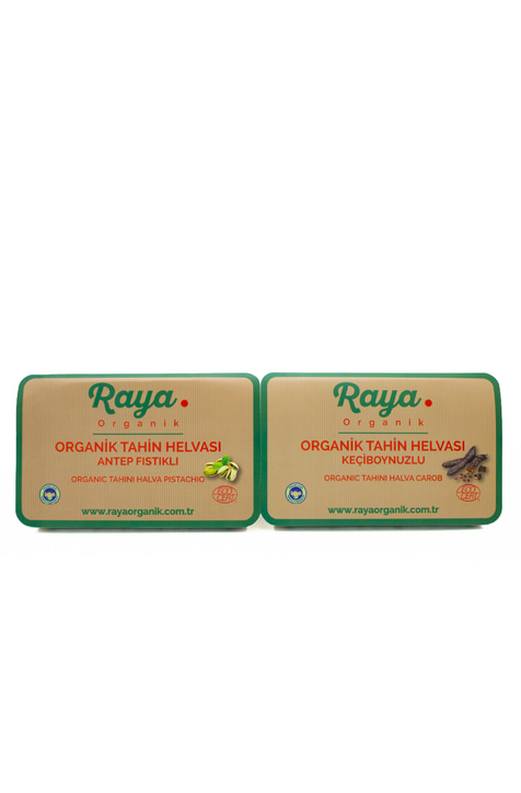 Tahin Helvası 2'li Set 200 gr x2 – Antep Fıstıklı ve Keçiboynuzlu