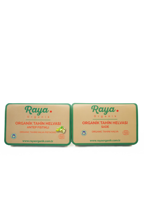 Tahin Helvası 2'li Set 200 gr x2 – Sade ve Antep Fıstıklı