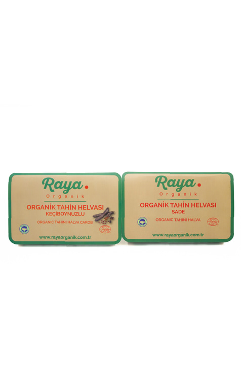 Tahin Helvası 2'li Set 200 gr x2 – Sade ve Keçiboynuzlu